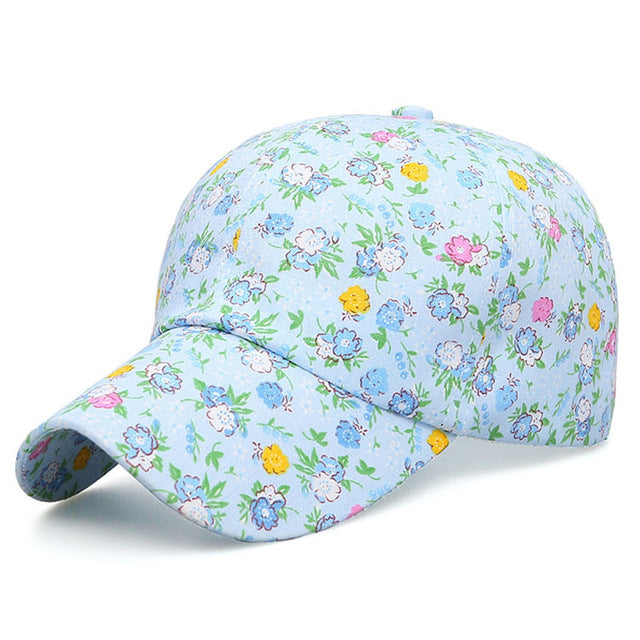 Cotton Floral Printed Cap